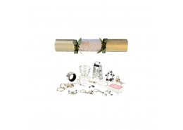 14" Opulent Dots Gold Hand Made Christmas Crackers